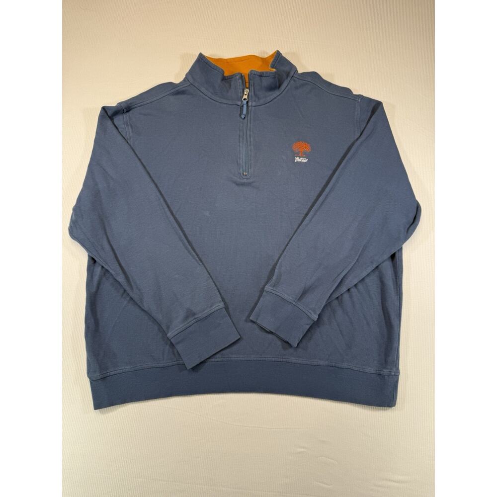Siegfried & Company Women’s XL Blue Quarter Zip Pullover 100% Cotton